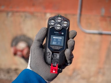 G7c connected gas detector and man down safety device