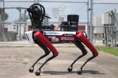 Individua i robot Boston Dynamics con il sistema di rilevamento gas Blackline