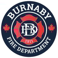 Logo dei Vigili del Fuoco di Burnaby