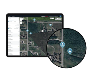 Software Blackline live che mostra quanto è vicino un altro lavoratore al lavoratore in difficoltà