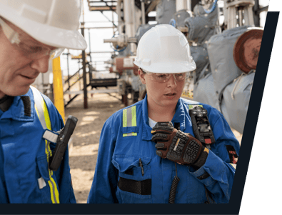 Il G8 di Blackline veniva utilizzato per mettere in contatto i lavoratori sul campo.