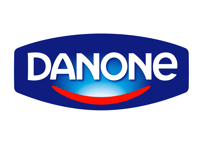 Logo del marchio Danone
