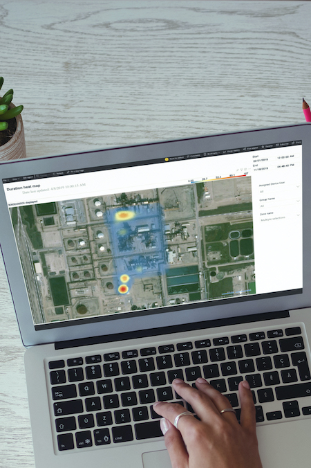 Dati relativi al rilevamento di gas