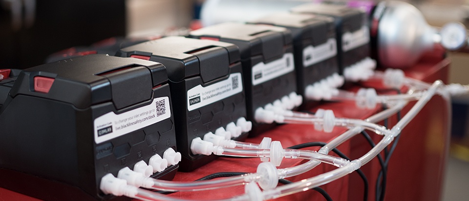 Sistema di rilevamento gas Blackline Safety G7 Insight