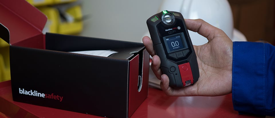 Il rilevatore di gas wireless Blackline Safety G7 funziona immediatamente, senza bisogno di configurazione.