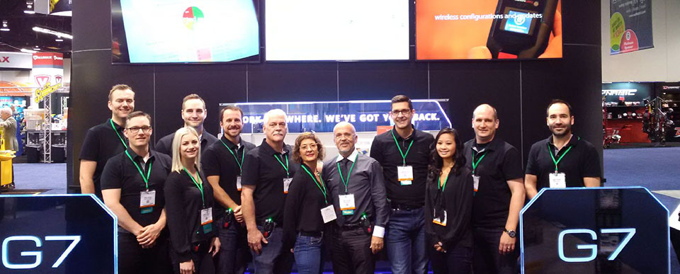 The Blackline Safety team who launched G7 connected safety at NSC Congress and Expo